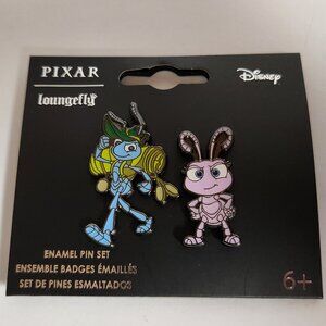 Loungefly Pixar A Bugs Life Pin Set Flik & Dot 2 Enamel Pins 2026 New